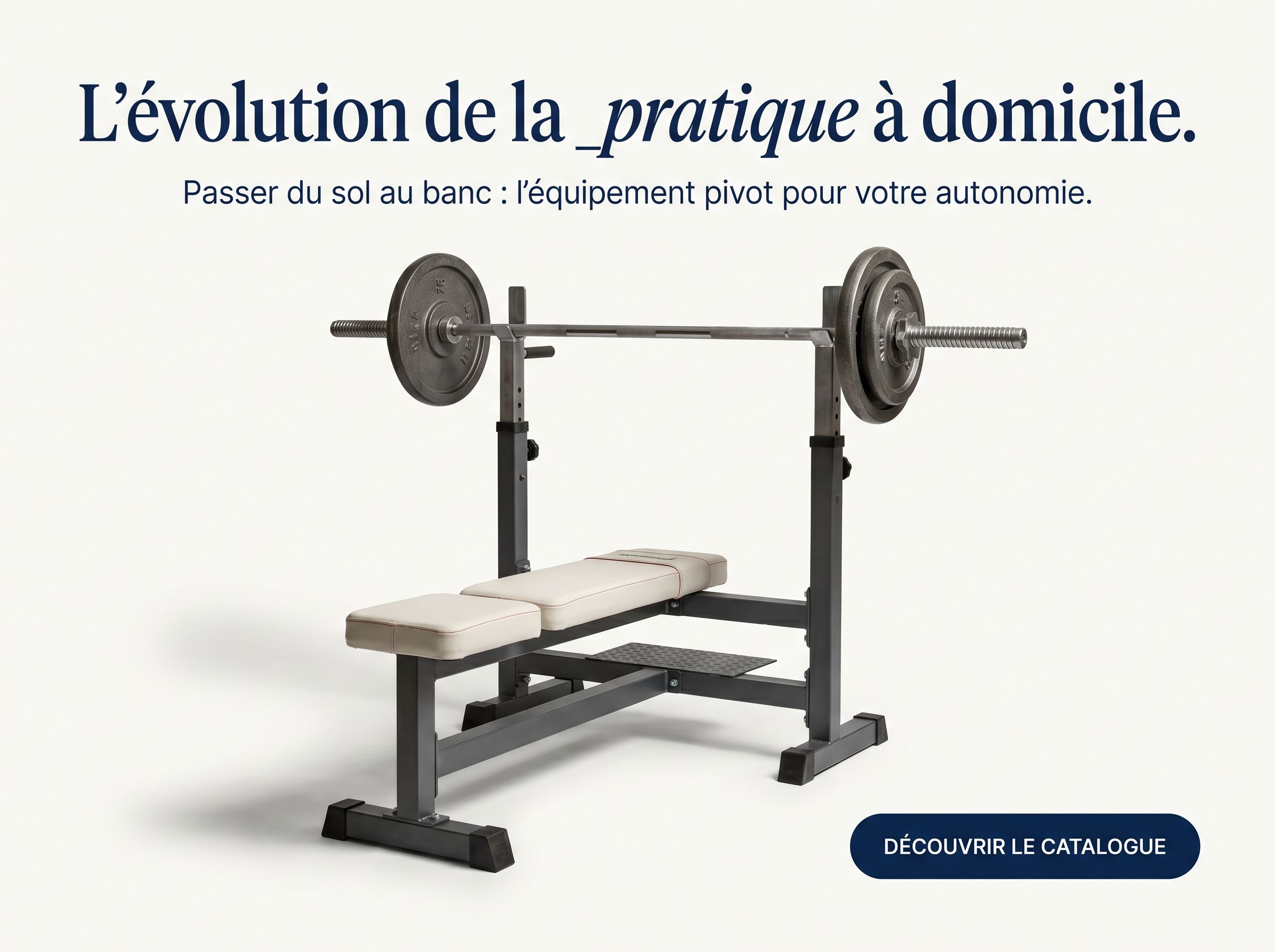 Comment adapter son programme dentrainement avec un banc de musculation modulable
